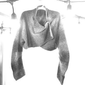 Simply Vera by Vera Wang ombré wrap crop sweater